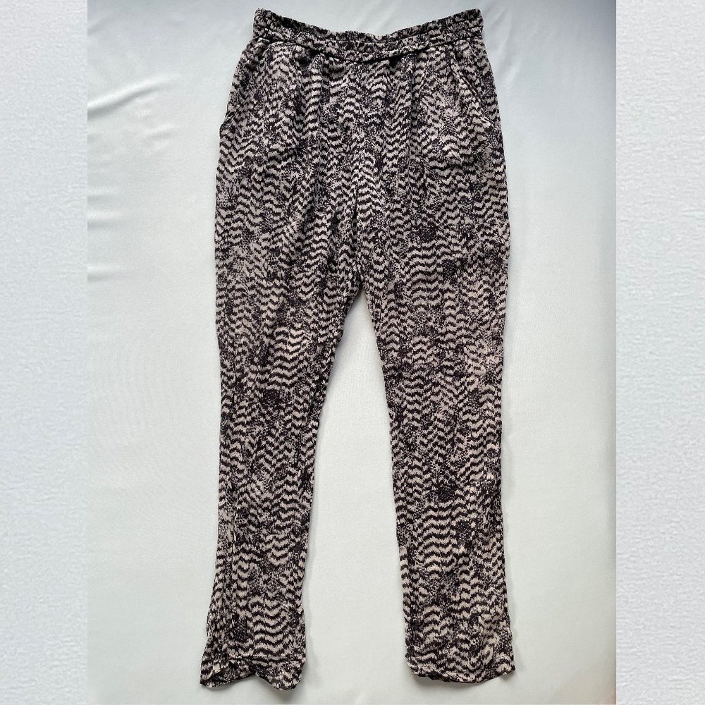 Isabel Marant Sheer Feather Print Pants